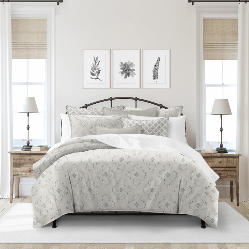 The Tailor's Bed Teagan Gray 100 Cotton Coverlet / Bedspread Set Wayfair